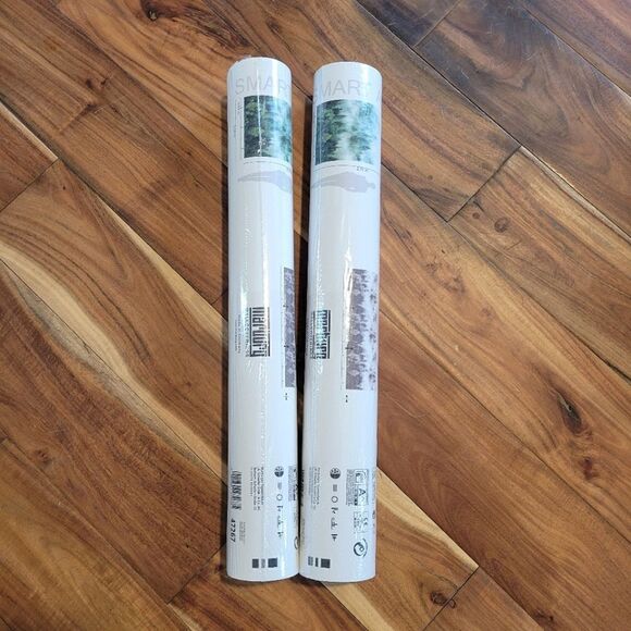 Smart Art Easy - Misty Forest Trees Green Wallpaper 2 Rolls RV $318 - Picture 2 of 10